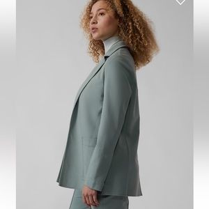 Athleta Minimalistic Grey Eastbound Blazer.